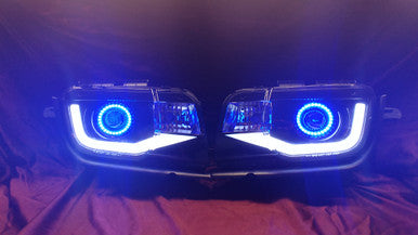 10-13 6TH Gen Headlights RGBW Halo Kit