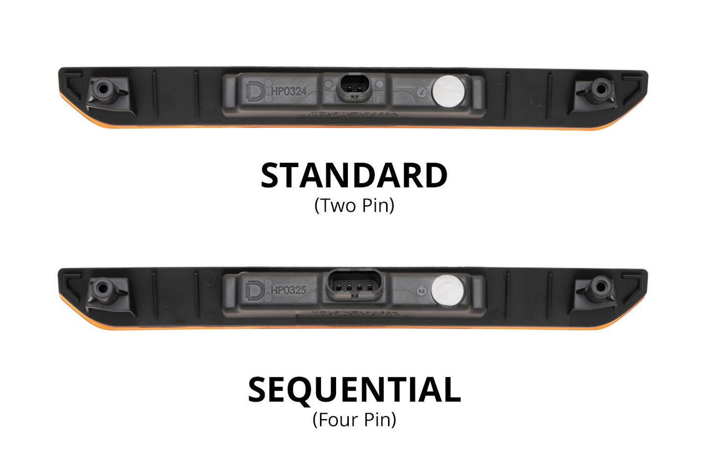 LED Sidemarkers for 20-21 Sierra 2500/3500 HD Amber Set Diode Dynamics