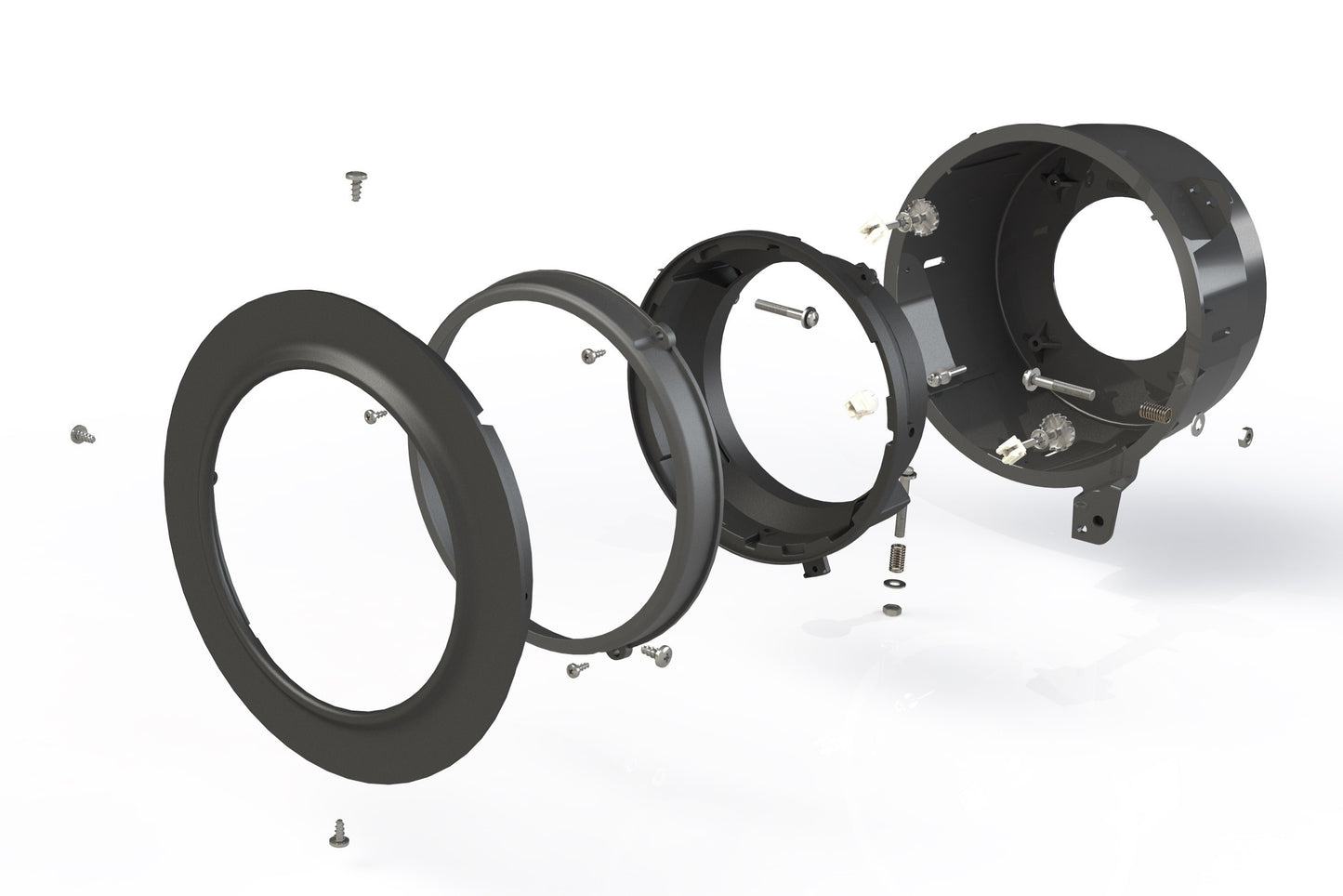 7in Headlight Adapters: Jeep JL / JT (Set)