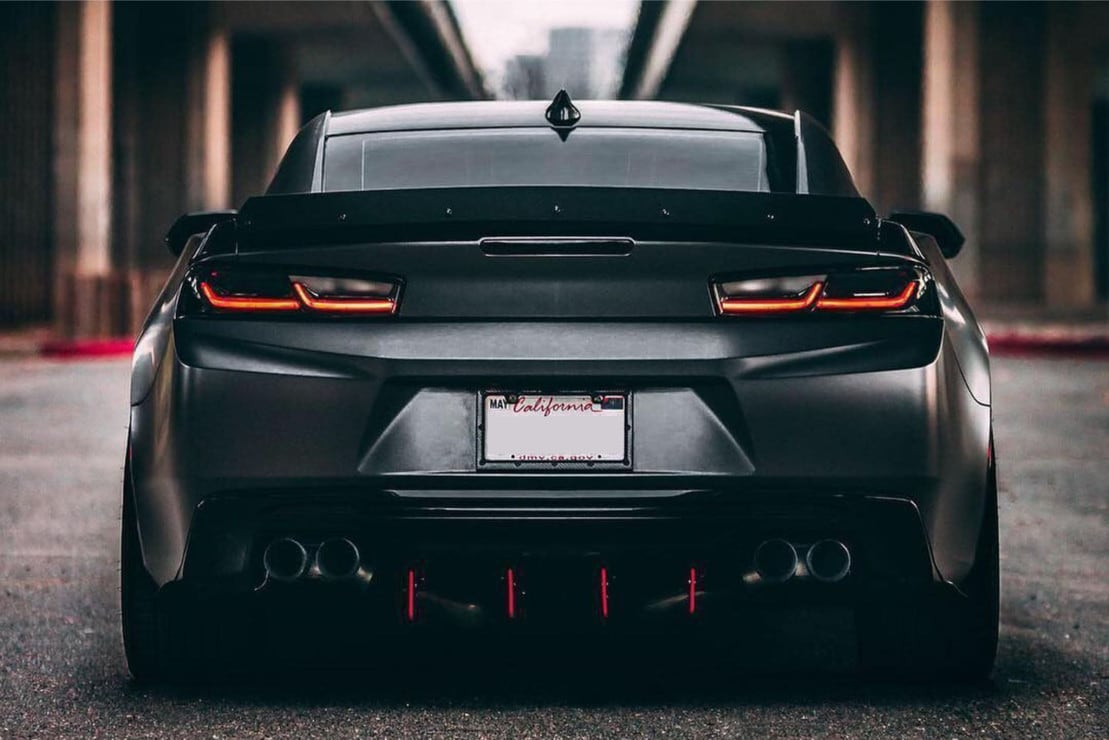 XB LED Tail Lights: Chevrolet Camaro (14-15 / Red Lens / Set)