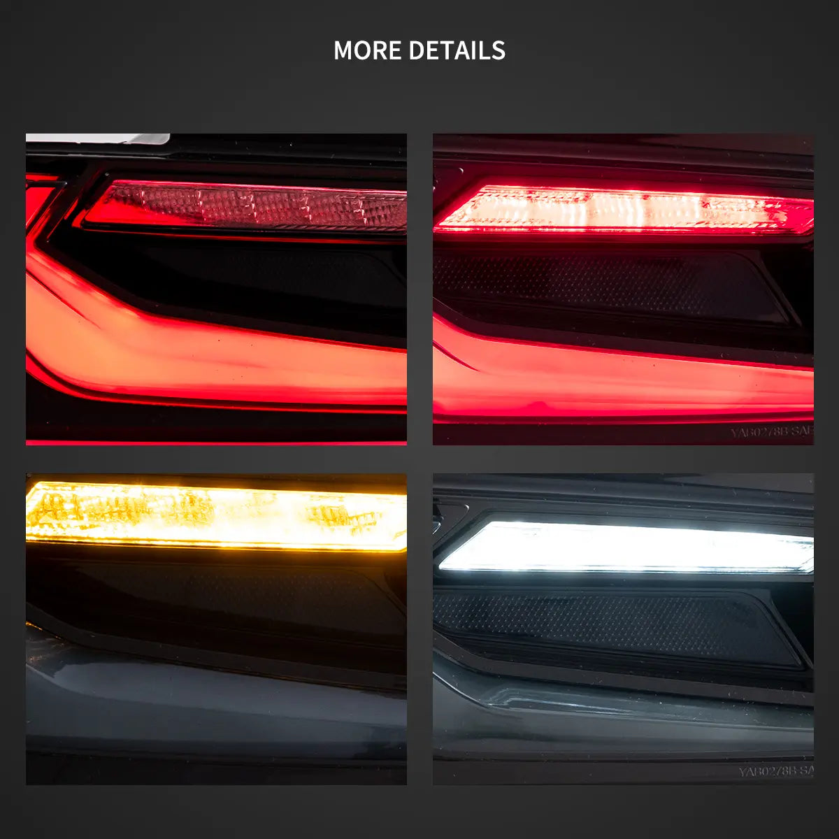 2014-2015 Chevrolet Camaro Vland C8 LED Tail Lights