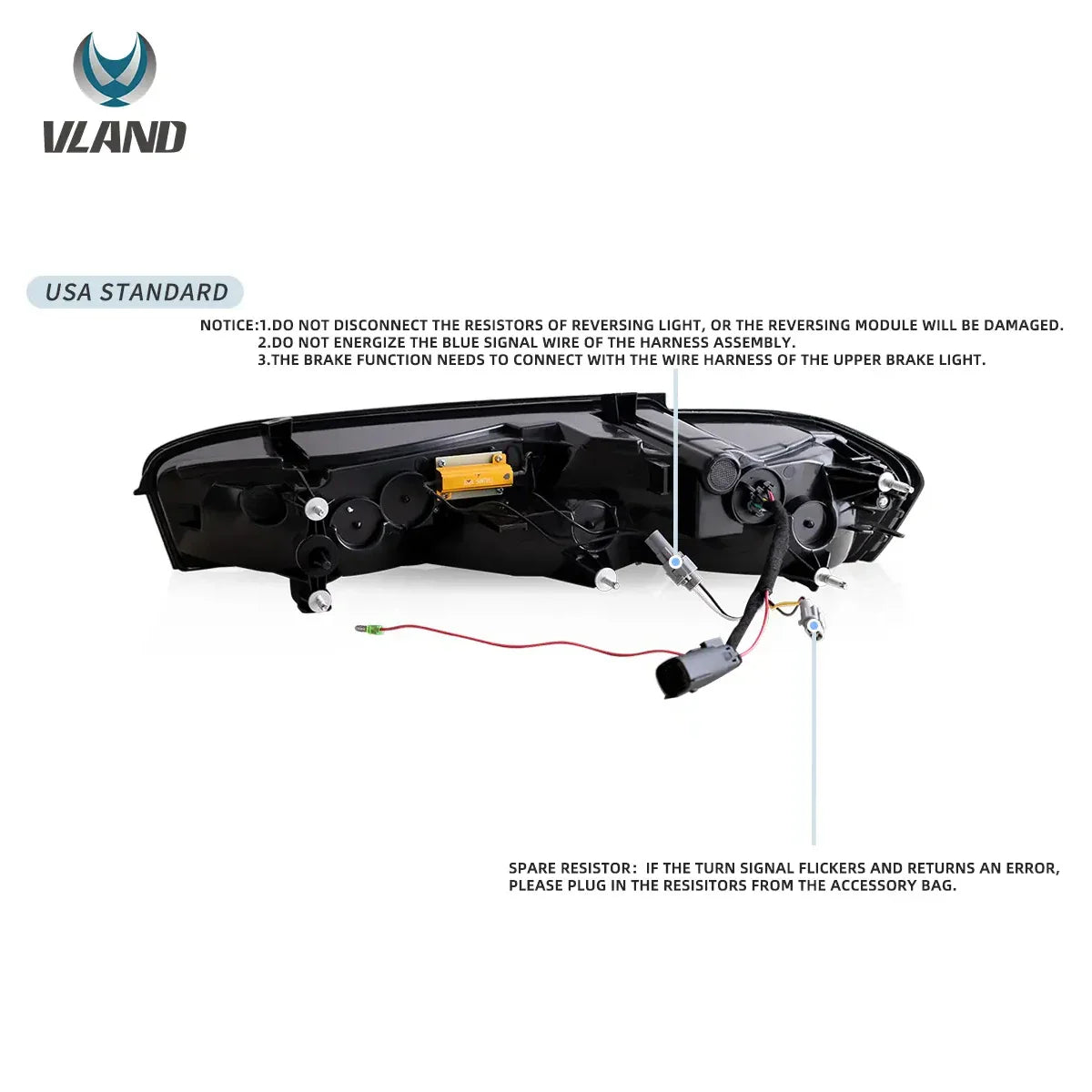 2016-2018 Chevrolet Camaro Vland LED Tail Lights