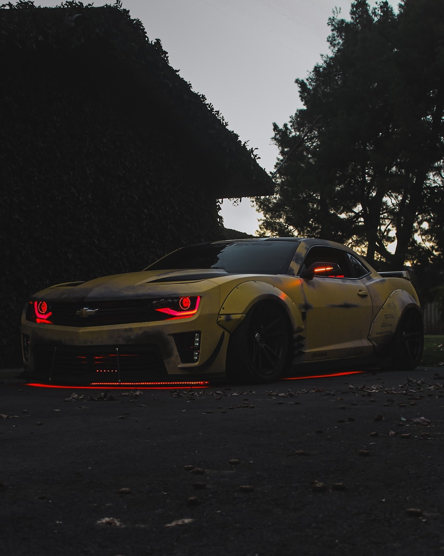 10-13/ 14-15ZL1 Chevrolet Camaro SpecD LED Bar Projector RGBW Headlights