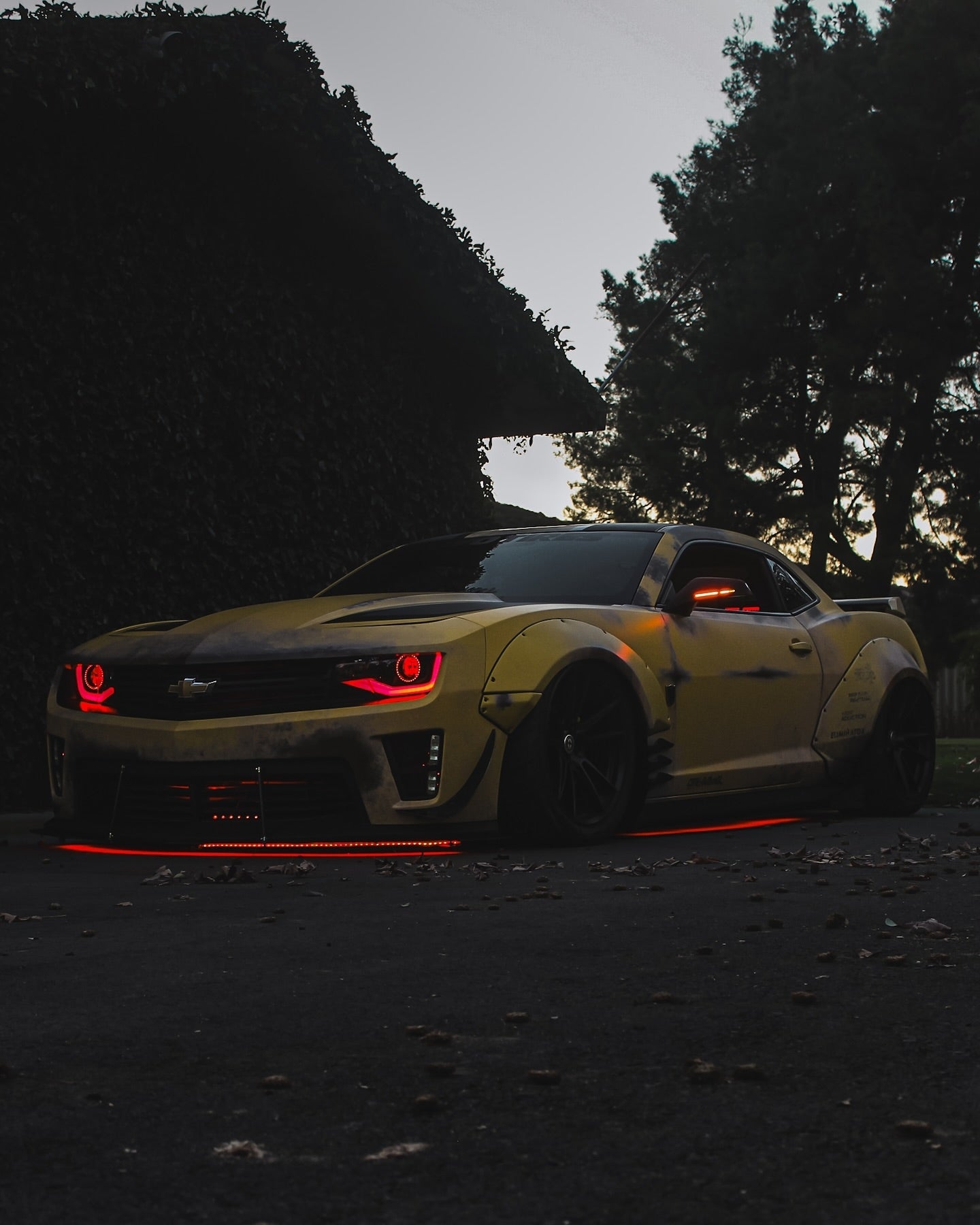 2010-2013/ 2014-2015ZL1 Chevrolet Camaro SpecD LED Bar Projector RGBW Headlights