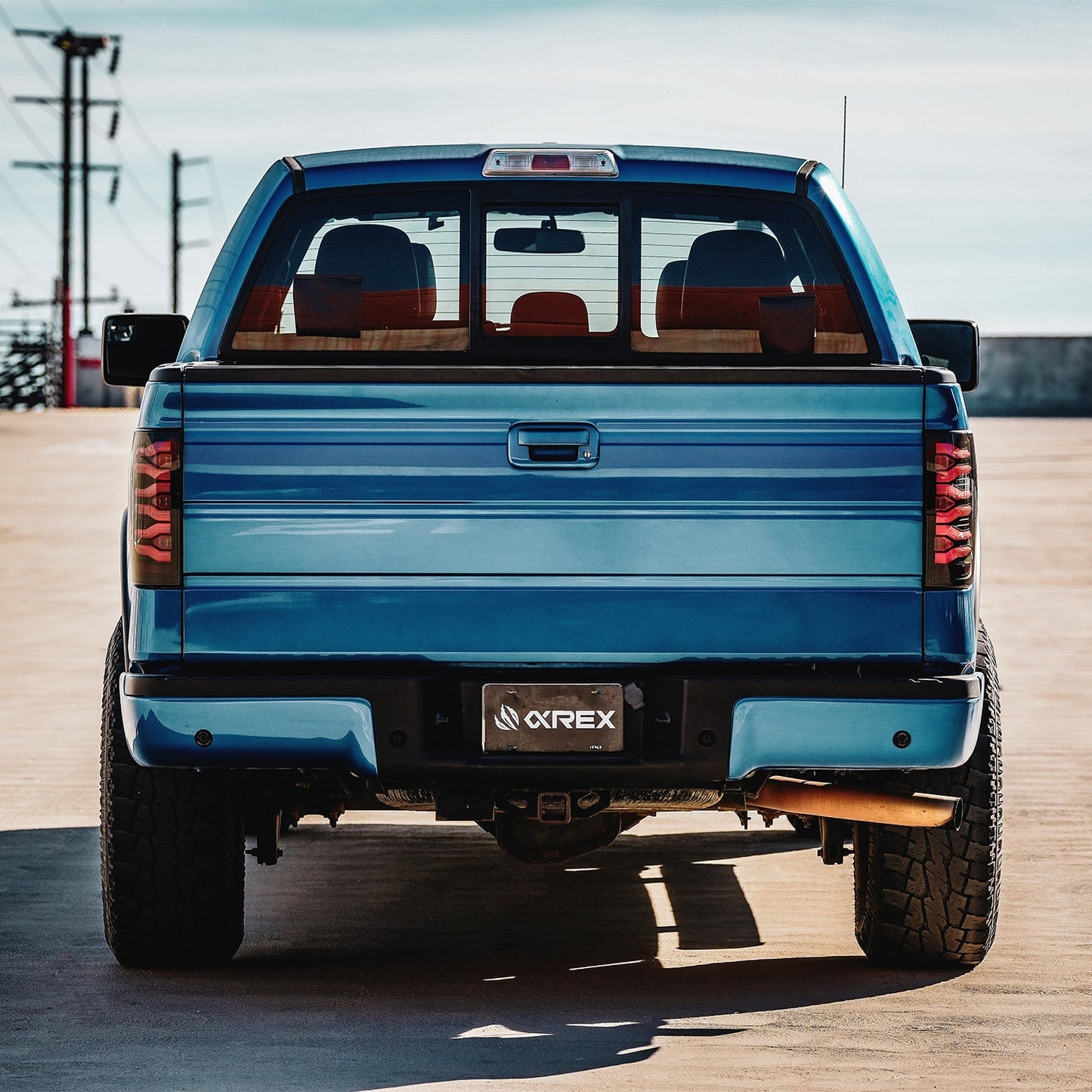 09-14 Ford F150 LUXX-Series LED Tail Lights Alpha-Black