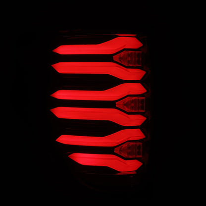 09-14 Ford F150 LUXX-Series LED Tail Lights Black-Red