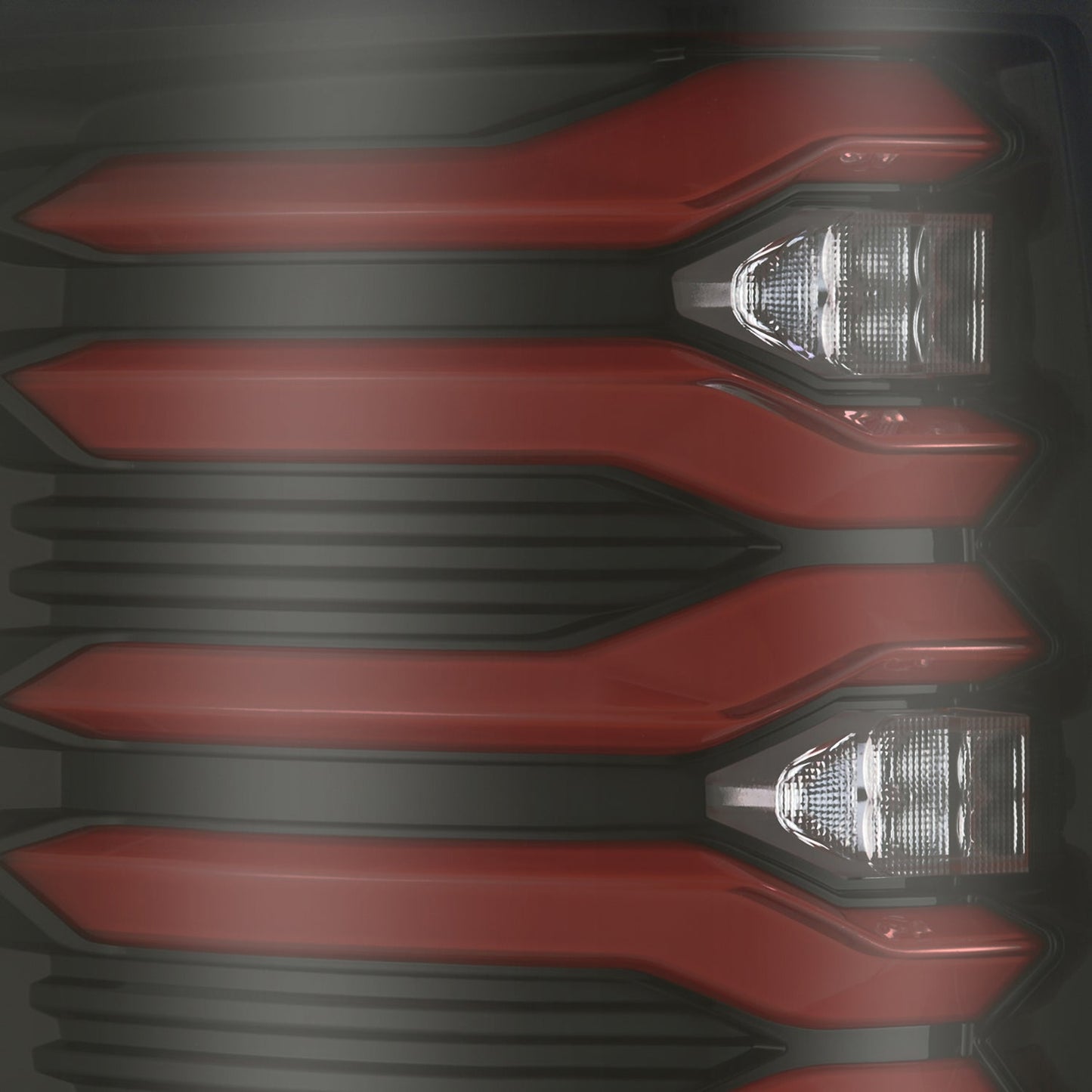 09-14 Ford F150 LUXX-Series LED Tail Lights Black-Red
