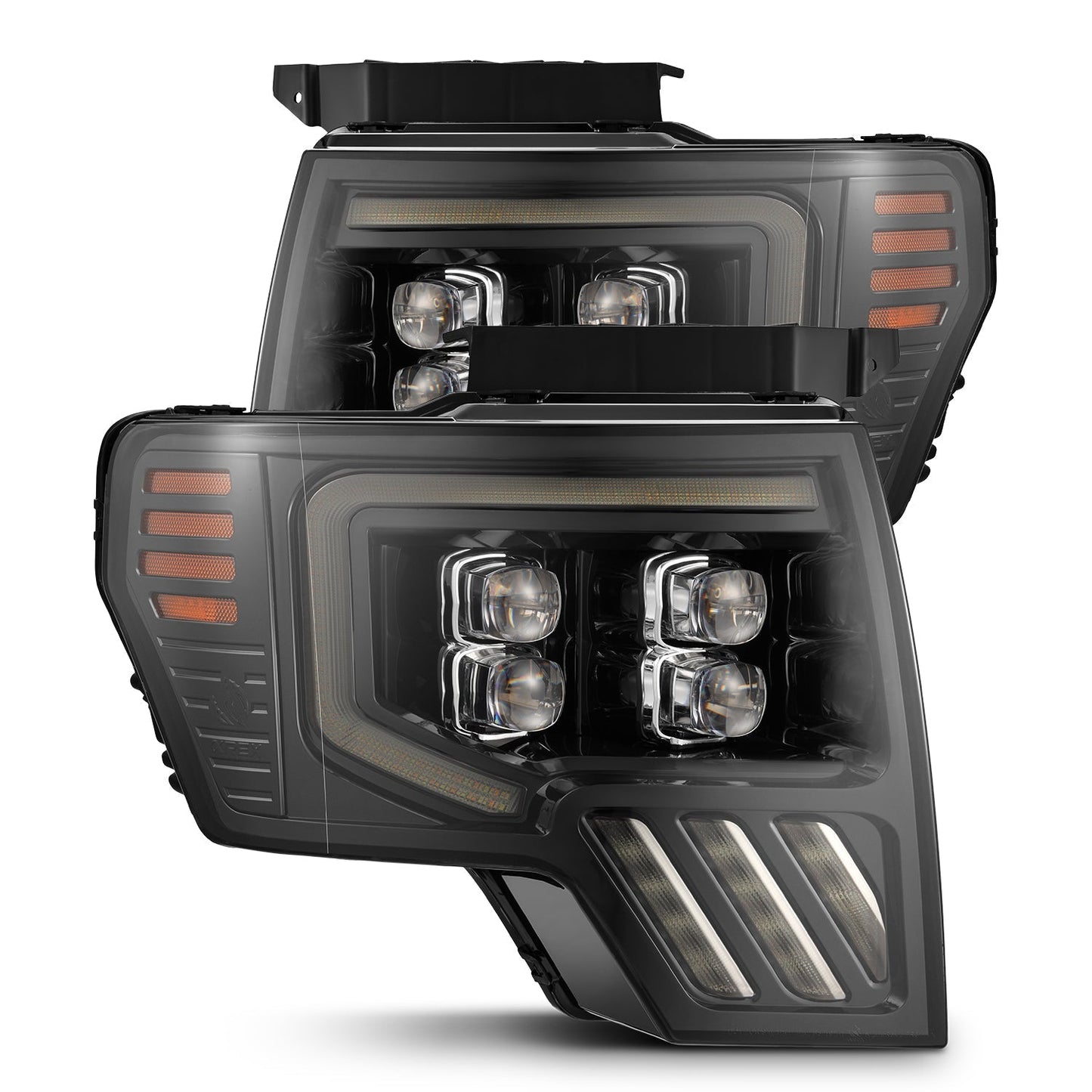 09-14 Ford F150 MKII NOVA-Series LED Projector Headlights Alpha-Black