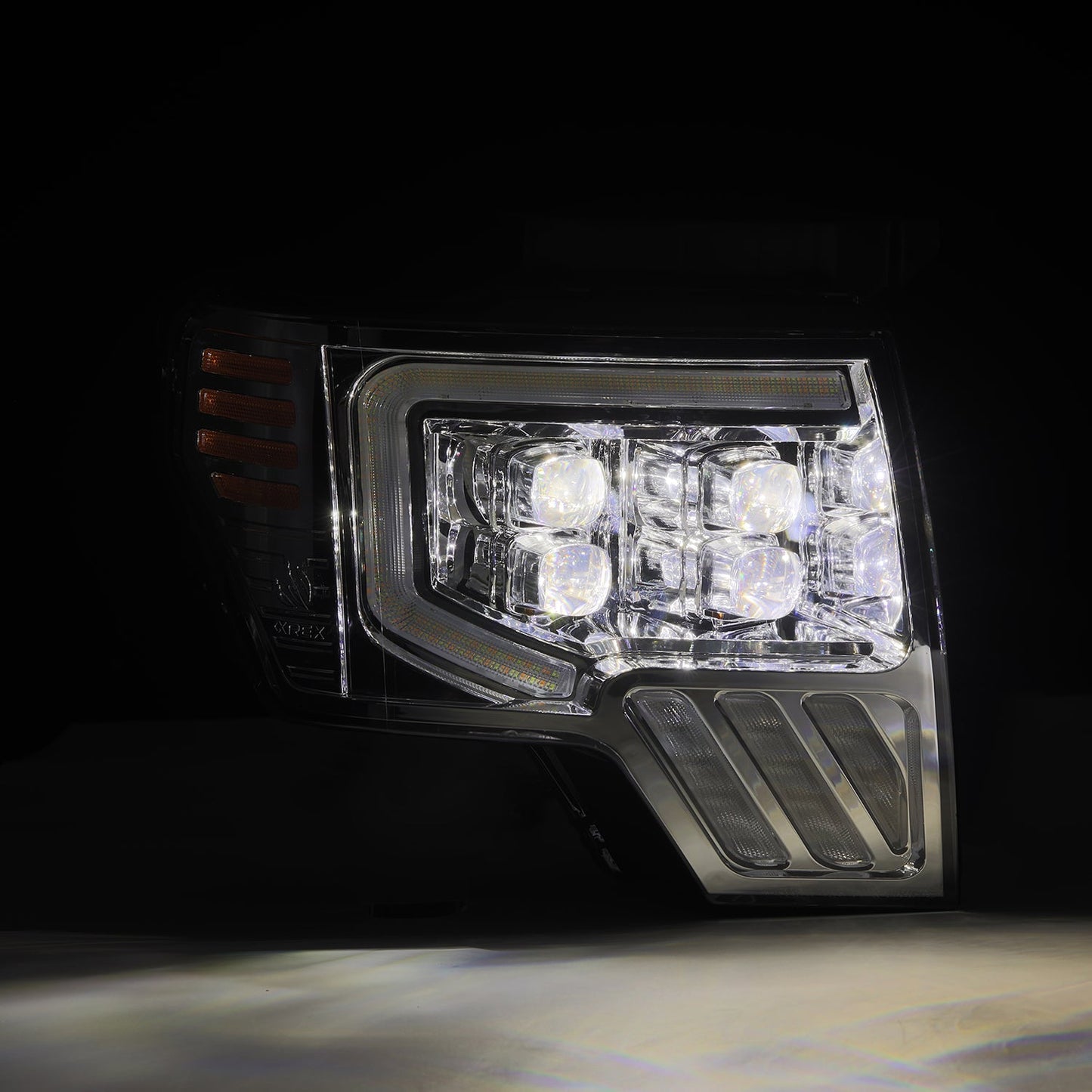 09-14 Ford F150 MKII NOVA-Series LED Projector Headlights Chrome