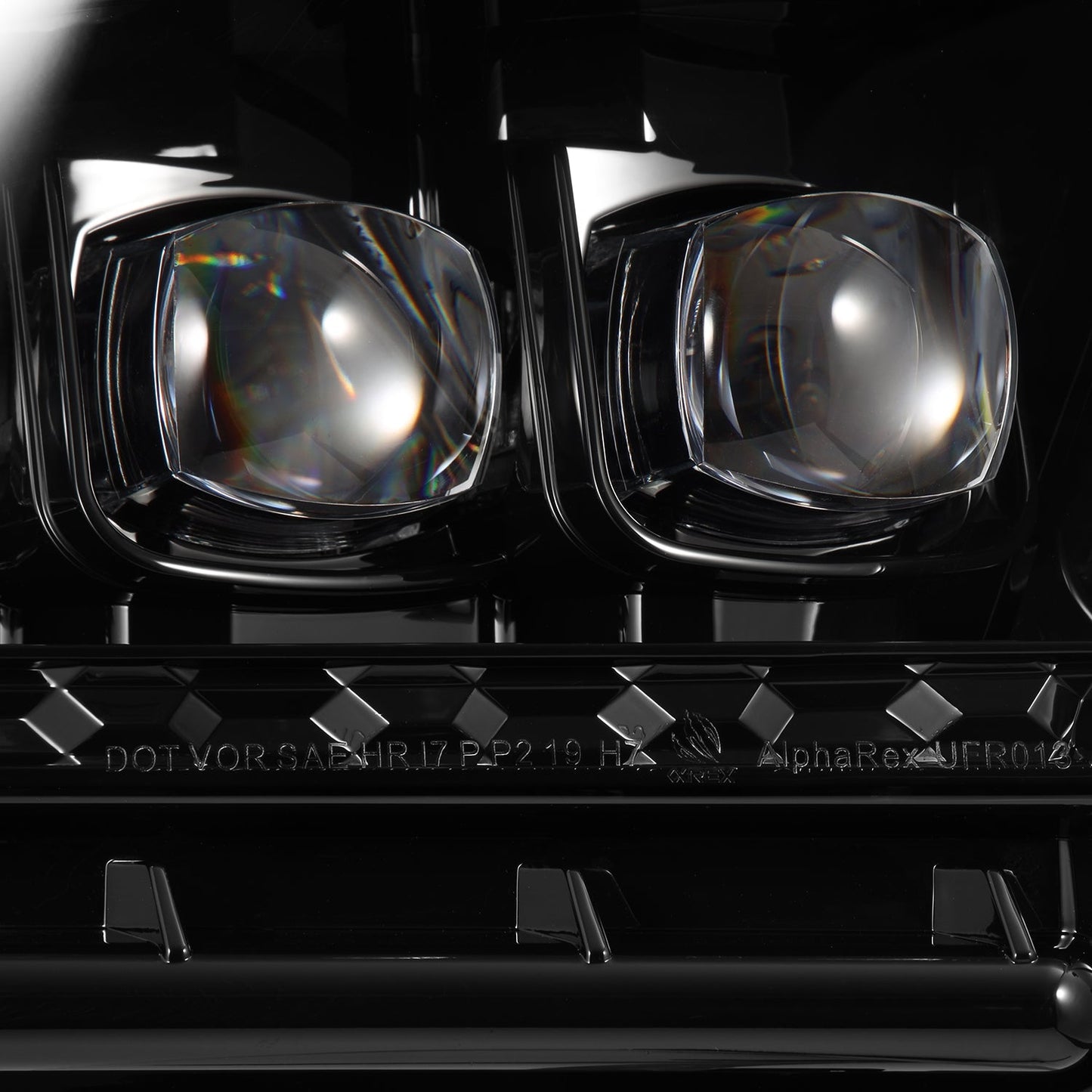 10-12 Ford Mustang MK II NOVA-Series LED Projector Headlights Alpha-Black