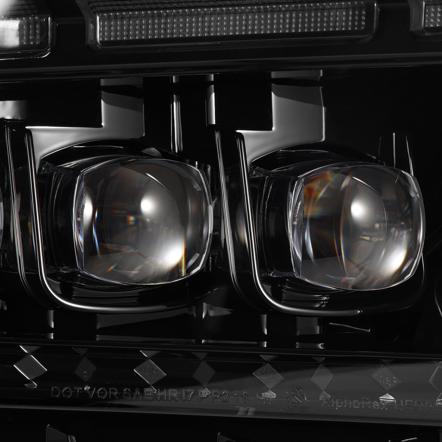 10-12 Ford Mustang MK II NOVA-Series LED Projector Headlights Alpha-Black