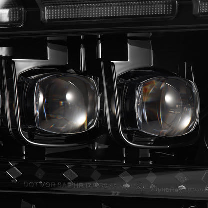 10-12 Ford Mustang MK II NOVA-Series LED Projector Headlights Alpha-Black