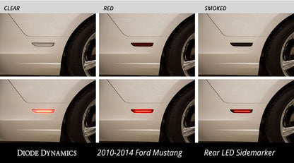 Mustang 2010 LED Sidemarkers Amber/Red Set Diode Dynamics