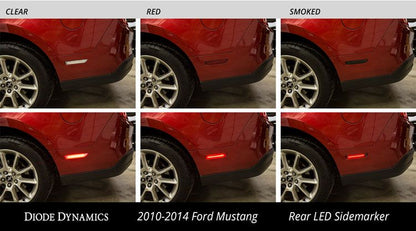 Mustang 2010 LED Sidemarkers Amber/Red Set Diode Dynamics