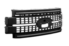 XBG LED Grille: Ford Super Duty (17-19) (Paintable-Black / Amber DRL)
