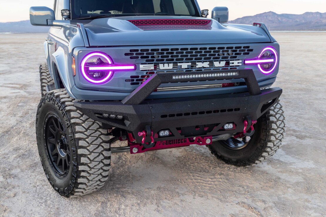XRGB LED Headlights: Ford Bronco (21+) (Pair / RGB DRL)