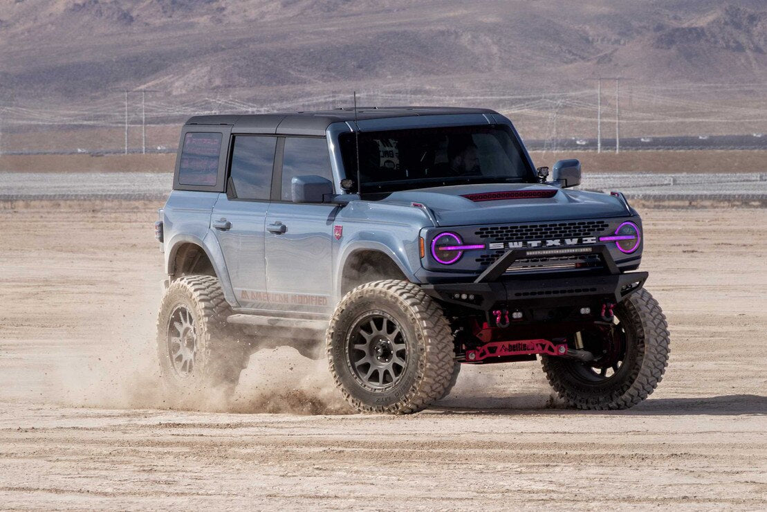 XRGB LED Headlights: Ford Bronco (21+) (Pair / RGB DRL)