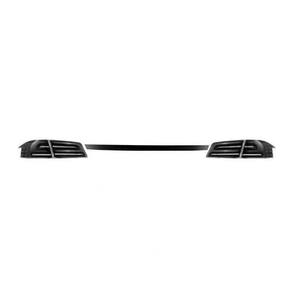 12-21 Tesla Model S LUXX-Series LED Tail Lights Alpha-Black (With Black Trunk Center Piece Replacement)
