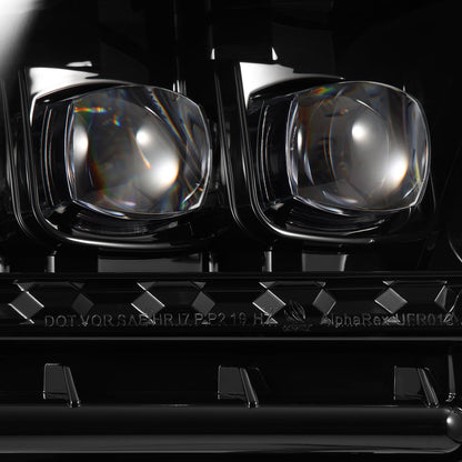 13-14 Ford Mustang MK II NOVA-Series LED Projector Headlights Alpha-Black