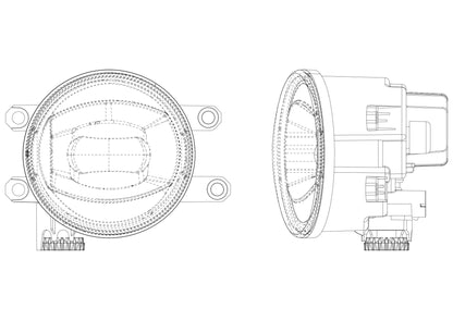 14-21 Toyota Tundra DoubleTap Dual Color LED Projector Fog Lights