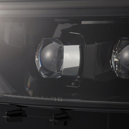 15-17 Ford Mustang/18-20 Mustang Shelby GT350/GT500 NOVA-Series LED Projector Headlights Alpha-Black