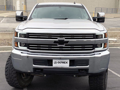 15-19 Chevrolet Silverado 2500HD/3500HD PRO-Series Halogen Projector Headlights Black