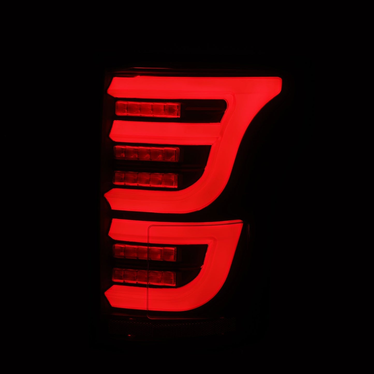 15-20 Ford F150 LUXX-Series LED Tail Lights Black