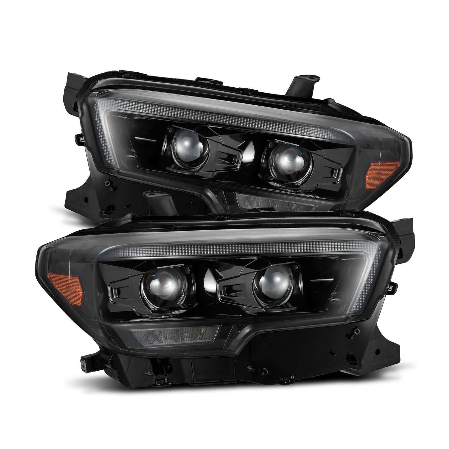 16-23 Toyota Tacoma MK II LUXX-Series LED Projector Headlights Alpha-Black