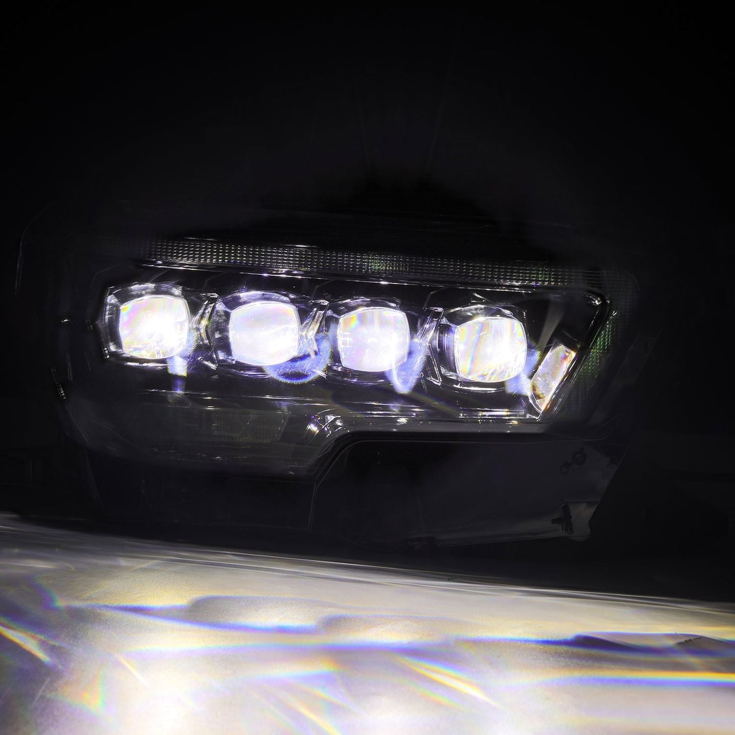 16-23 Toyota Tacoma MK II NOVA-Series LED Projector Headlights Alpha-Black