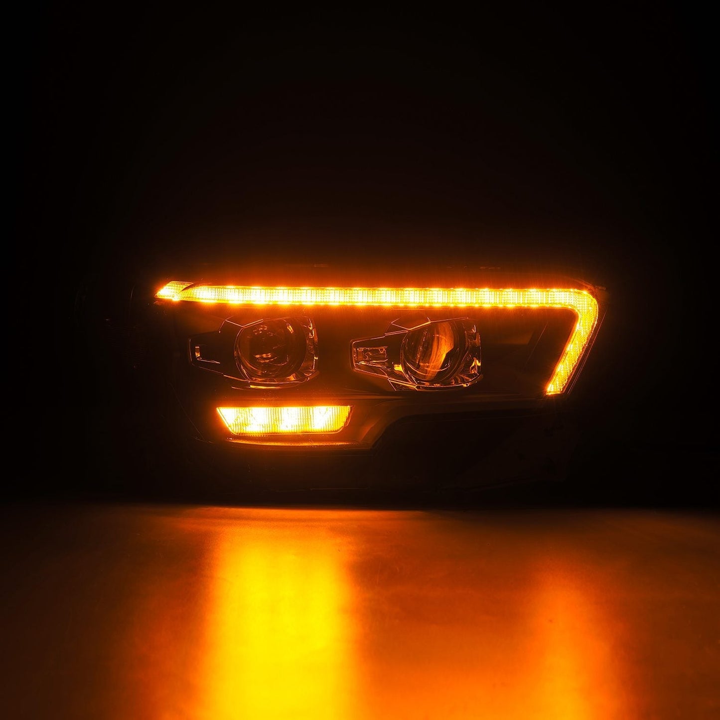 16-23 Toyota Tacoma MK II PRO-Series Halogen Projector Headlights Black