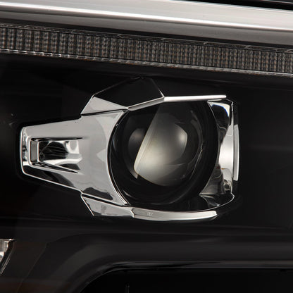 16-23 Toyota Tacoma MK II PRO-Series Halogen Projector Headlights Black