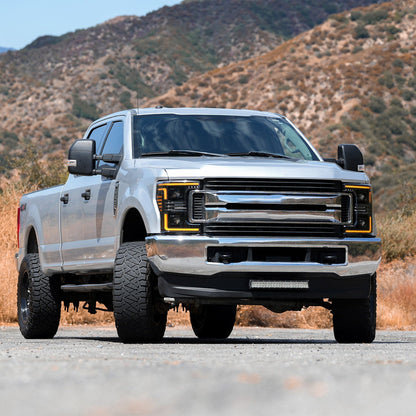 17-19 Ford Super Duty MKII LUXX-Series LED Projector Headlights Chrome