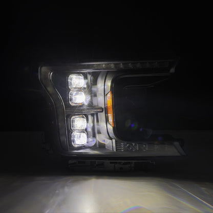 18-20 Ford F150 (MK II 14th Gen Style) NOVA-Series LED Projector Headlights Black