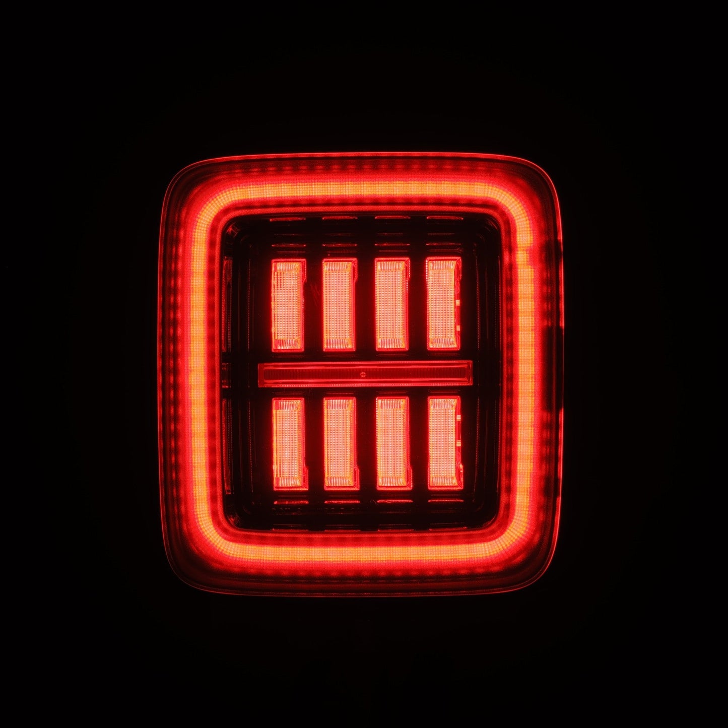 18-25 Jeep Wrangler JL NOVA-Series Prismatic LED Tail Lights Alpha-Black