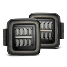 18-25 Jeep Wrangler JL NOVA-Series Prismatic LED Tail Lights Alpha-Black
