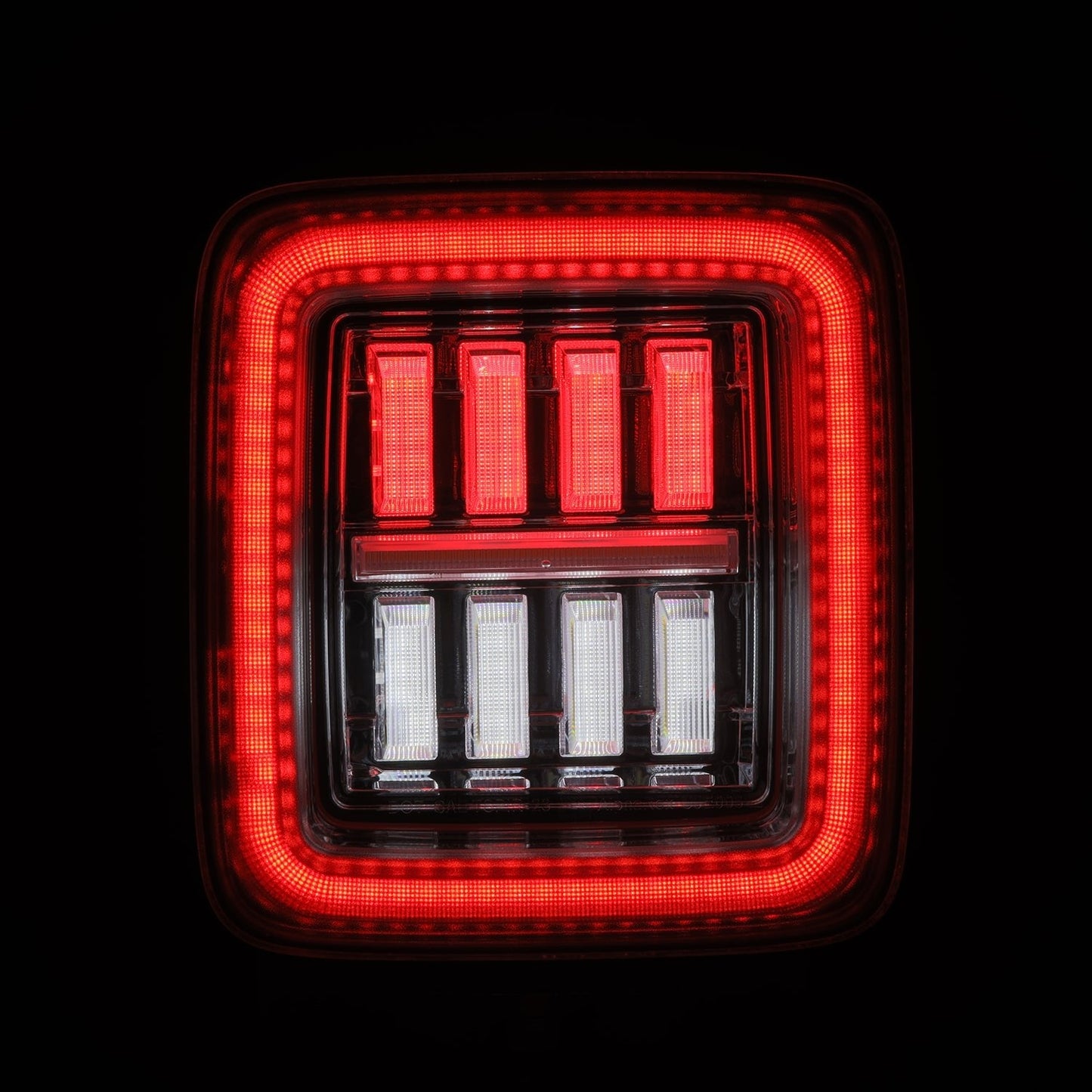 18-25 Jeep Wrangler JL NOVA-Series Prismatic LED Tail Lights Clear