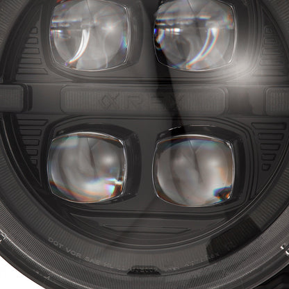 18-25 Jeep Wrangler JL/Gladiator JT NOVA-Series LED Projector Headlights Alpha-black