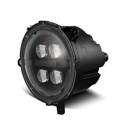18-25 Jeep Wrangler JL/Gladiator JT NOVA-Series LED Projector Headlights Alpha-black