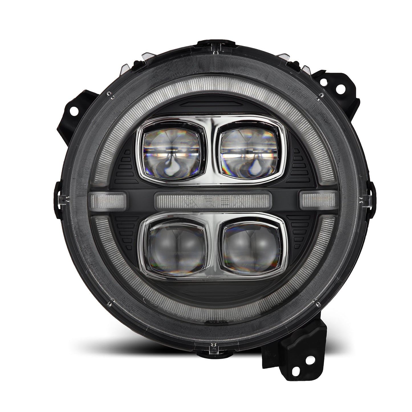 18-25 Jeep Wrangler JL/Gladiator JT NOVA-Series LED Projector Headlights Black