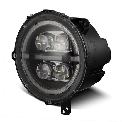 18-25 Jeep Wrangler JL/Gladiator JT NOVA-Series LED Projector Headlights Black