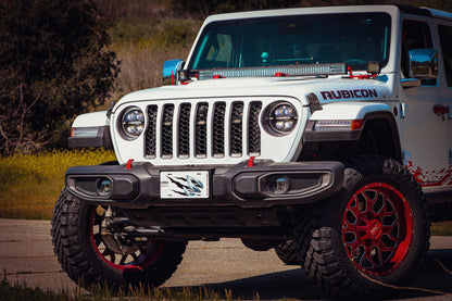 18-25 Jeep Wrangler JL/Gladiator JT NOVA-Series LED Projector Headlights Black