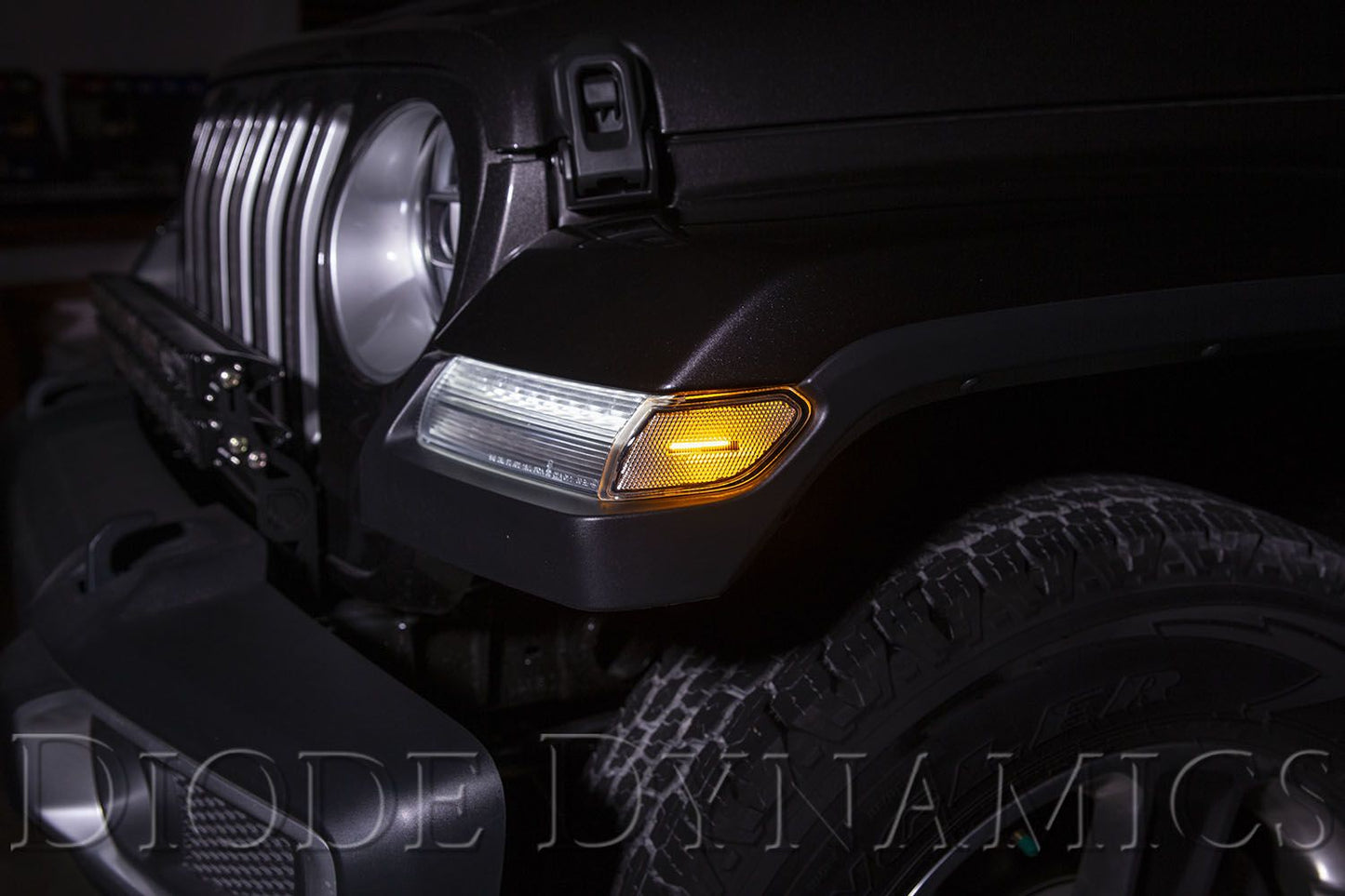 Sidemarkers for 2018-2021 Jeep JL Wrangler/Gladiator, Amber (set)