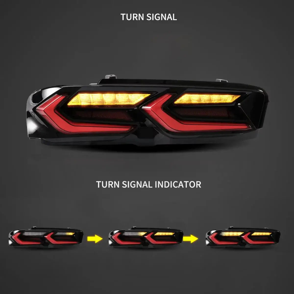19-24 Chevrolet Camaro Vland C8 LED Tail Lights