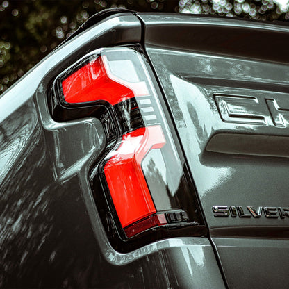 19-25 Chevrolet Silverado 1500 / 20-25 Silverado 2500HD/3500HD LUXX-Series LED Tail Lights Black