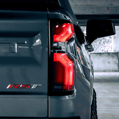 19-25 Chevrolet Silverado 1500 / 20-25 Silverado 2500HD/3500HD LUXX-Series LED Tail Lights Black