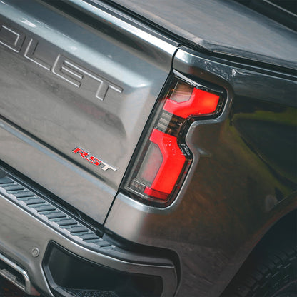 19-25 Chevrolet Silverado 1500 / 20-25 Silverado 2500HD/3500HD LUXX-Series LED Tail Lights Black