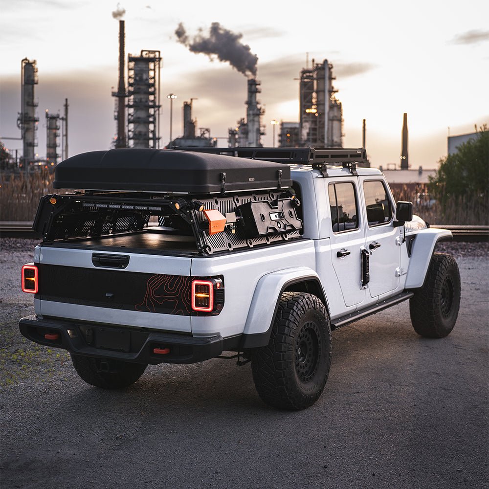 19-25 Jeep Gladiator JT NOVA-Series Prismatic LED Tail Lights Alpha-Black