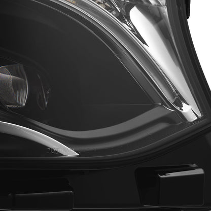 19-25 Mercedes-Benz Sprinter LUXX-Series LED Projector Headlights Black