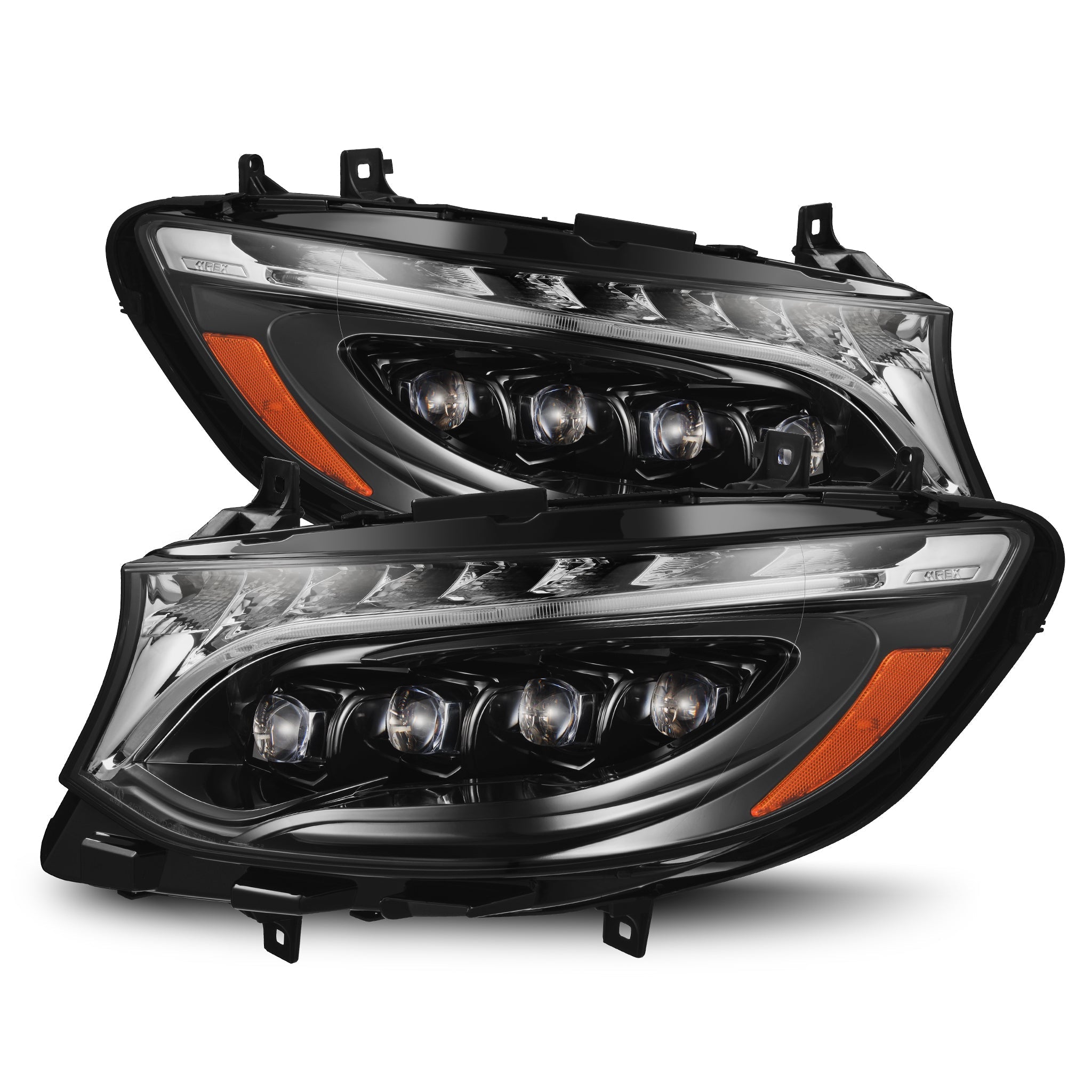 19-25 Mercedes-Benz Sprinter NOVA-Series LED Projector Headlights Alpha-Black