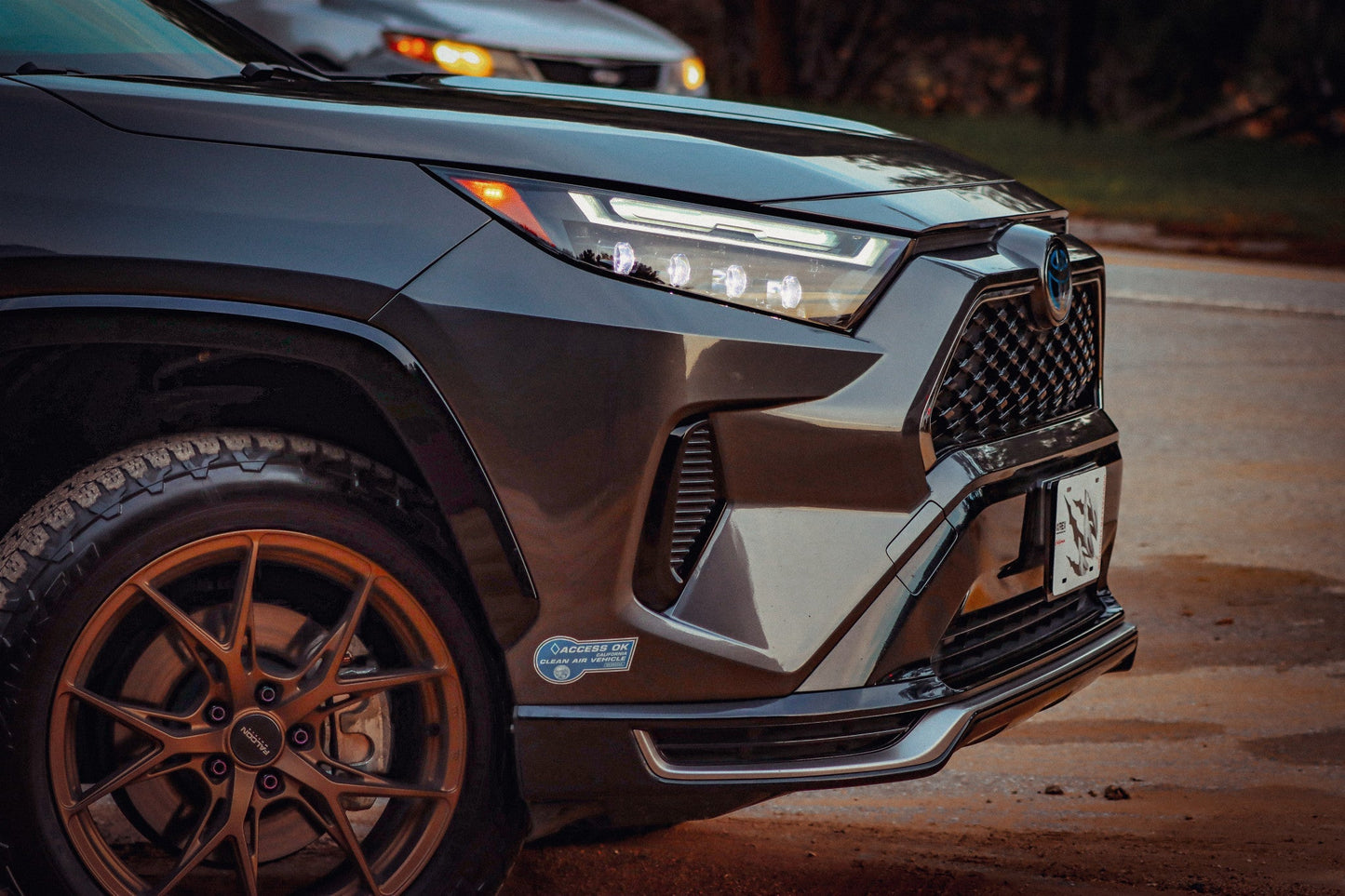 19-25 Toyota RAV4 (High Trim) NOVA-Series LED Projector Headlights Black